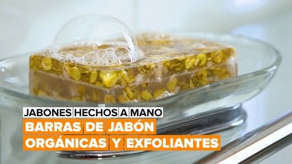 Jabones hechos a mano: Jabón orgánico exfoliante
