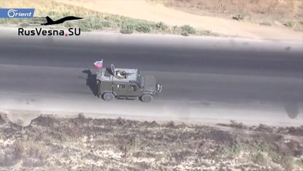 بعد الاصطدام براً.. أمريكا تراقب الدوريات الروسية من الجو شرقي سوريا (فيديو)