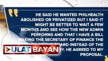 SP Sotto: Pangulong #Duterte, ikinokonsidera ang abolishment o privatization ng PhilHealth; red tape sa PhilHealth at iba pang gov't agencies, pinaaalis na ni Pangulong #Duterte