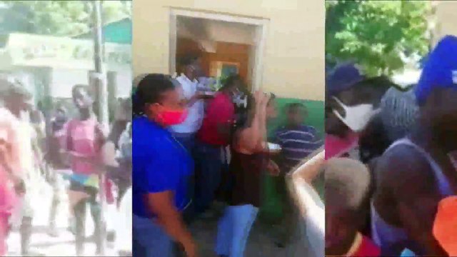 Dominicanos y haitianos en discusión constantes durante distribución de alimentos en Pedernales