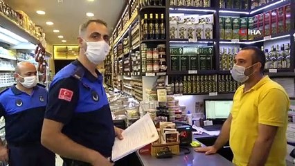 Samsun'da maske ve fiziksel mesafe denetimleri