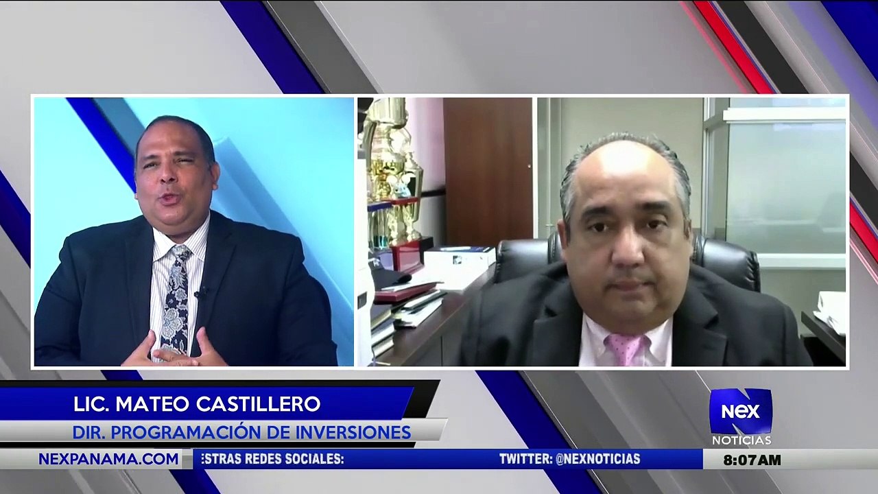 Entrevista al Lic. Mateo Castillero, Director de Programación de inversiones del Mef  - Nex Noticias