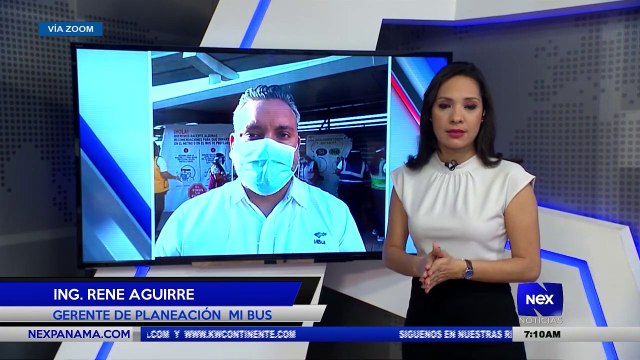 Medidas de bioseguridad de MiBús / Entrega de mascarillas y caretas - Nex Noticias