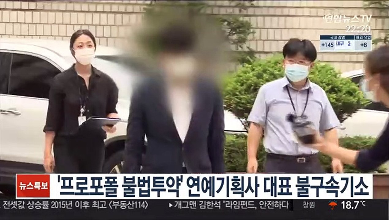 '프로포폴 불법투약 혐의' 연예기획사 대표 불구속기소