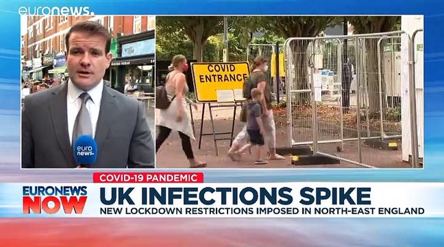 COVID restrictions intensify in North East England amid soaring cases