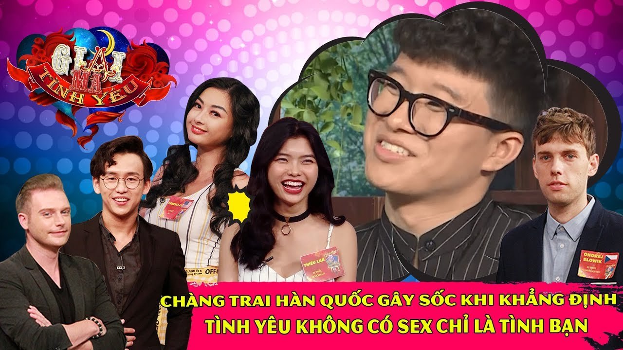 Chàng trai Hàn Quốc gây sốc khi khẳng định tình yêu không có sex chỉ là tình bạn 