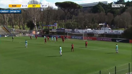 La grosse frappe de Lucien Agoumé pour arracher le match nul avec l'Inter U19