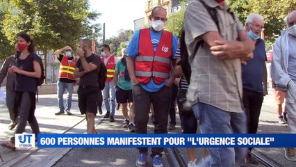 下载视频: A la Une : Les hôpitaux en tension / Covid-19 à l'Ecole des Mines / 600 personnes manifestent à Saint-Etienne /