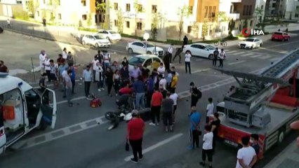 Elazığ’da otomobil ile motosiklet çarpıştı, kurye hayatını kaybetti