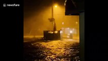 Hurricane Sally in Gulf Shores, Alabama: intense wind and severe flooding