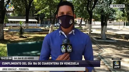 EN VIVO - Cumplimiento del dia 186 de cuarentena en Venezuela