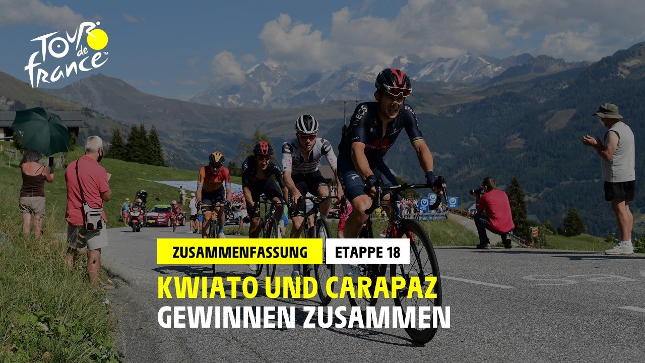 #TDF2020 - Etappe 18 - Kwiato & Carapaz gewinnen zusammen