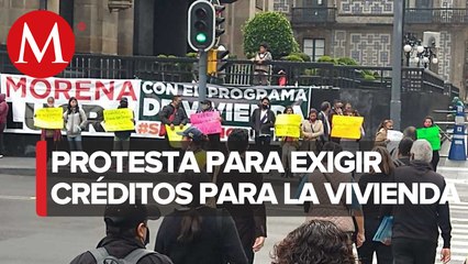 Habitantes de Chimalhuacán protestan en Eje Central y Avenida Juárez