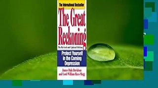 About For Books  The Great Reckoning: Protecting Yourself in the Coming Depression  For Kindle