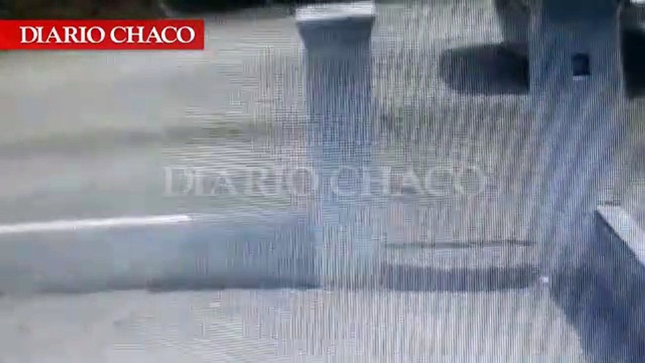 Así llegaban los agresores del periodista de Villa Rio Bermejito mientras emitía en la radio
