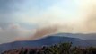 Vasto incendio tra le province di Pescara e L'Aquila, 100 ettari in fiamme