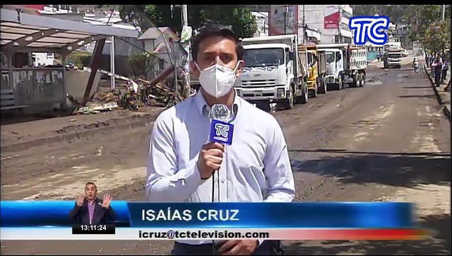 Iniciaron los trabajos de limpieza de viviendas y locales comerciales por el aluvión que sufrió Quito