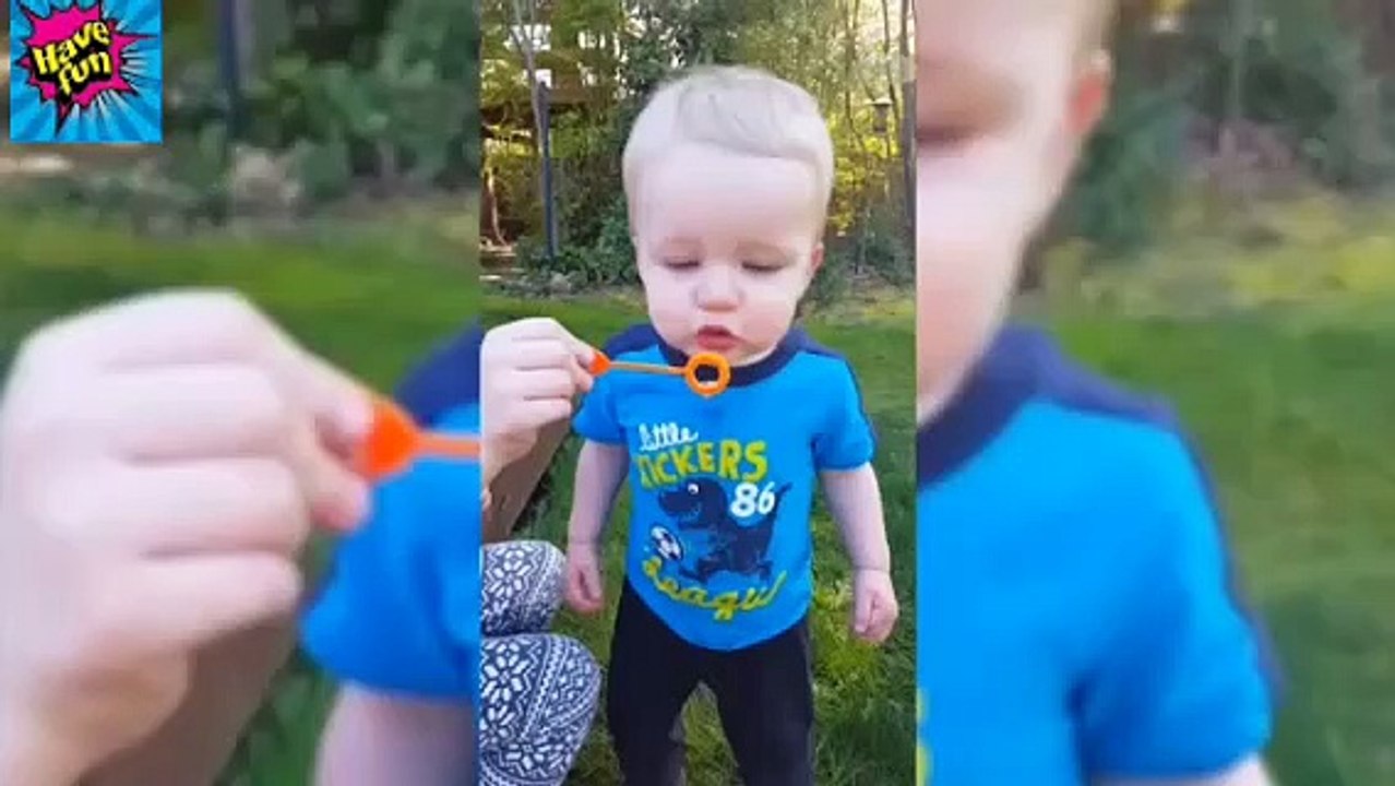 Cute Babies Blowing Bubbles Compilation 2020 [Epic Laugh]