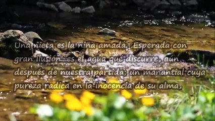 UNA NIETA ES...reflexión