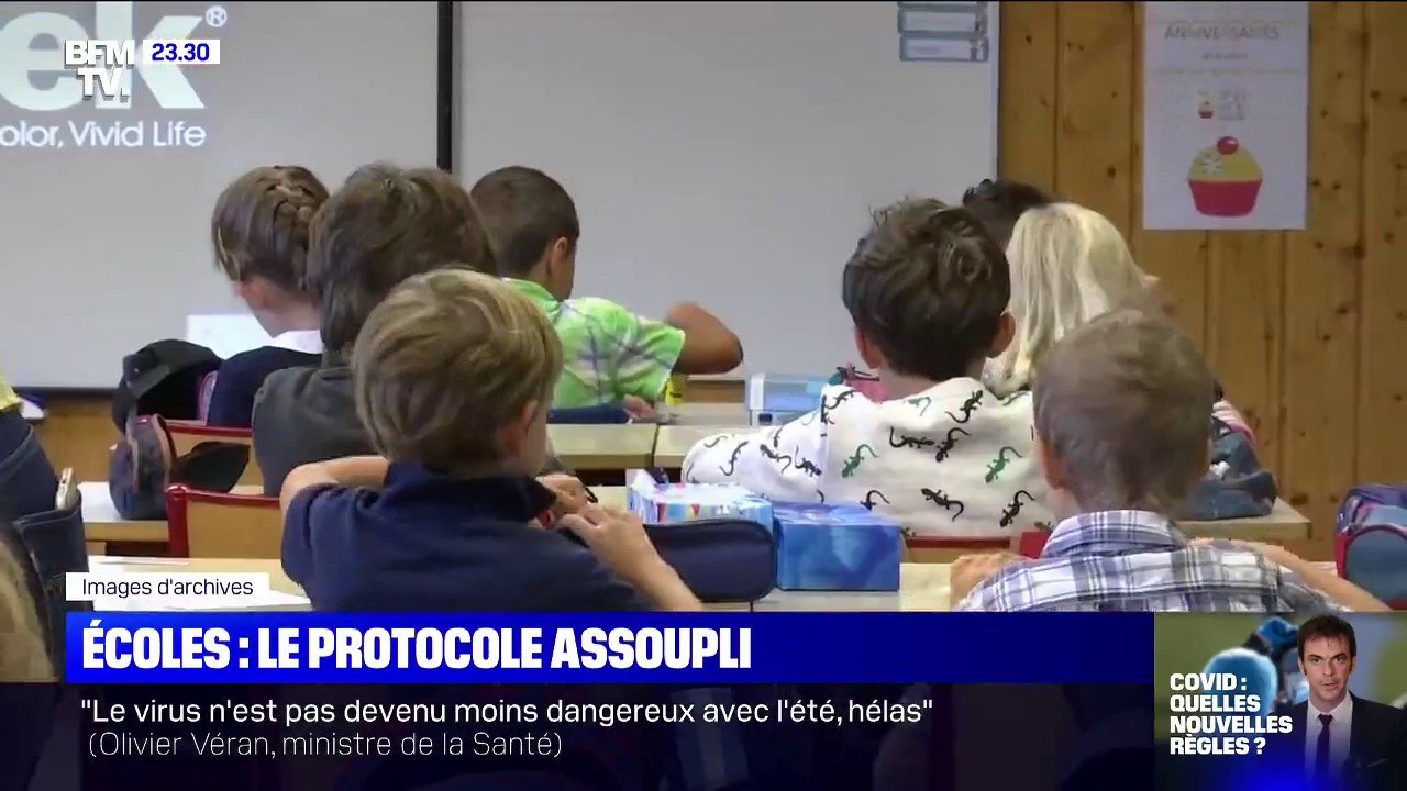 Covid-19: vers un assouplissement du protocole sanitaire dans les écoles