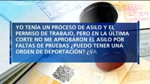 ¿Inmigrantes a los que le negaron sus solicitudes de asilo están en riesgo de deportación?