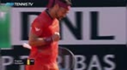 Rome - Humbert sort Fognini et file en 8es de finale