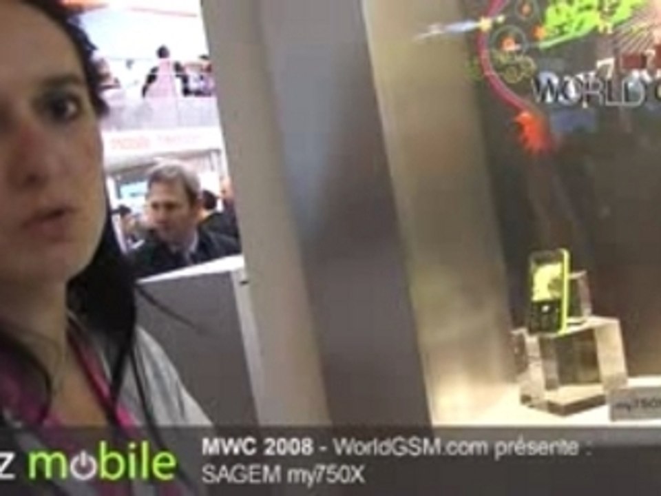 MWC 2008 SAGEM my750X WORLDGSM