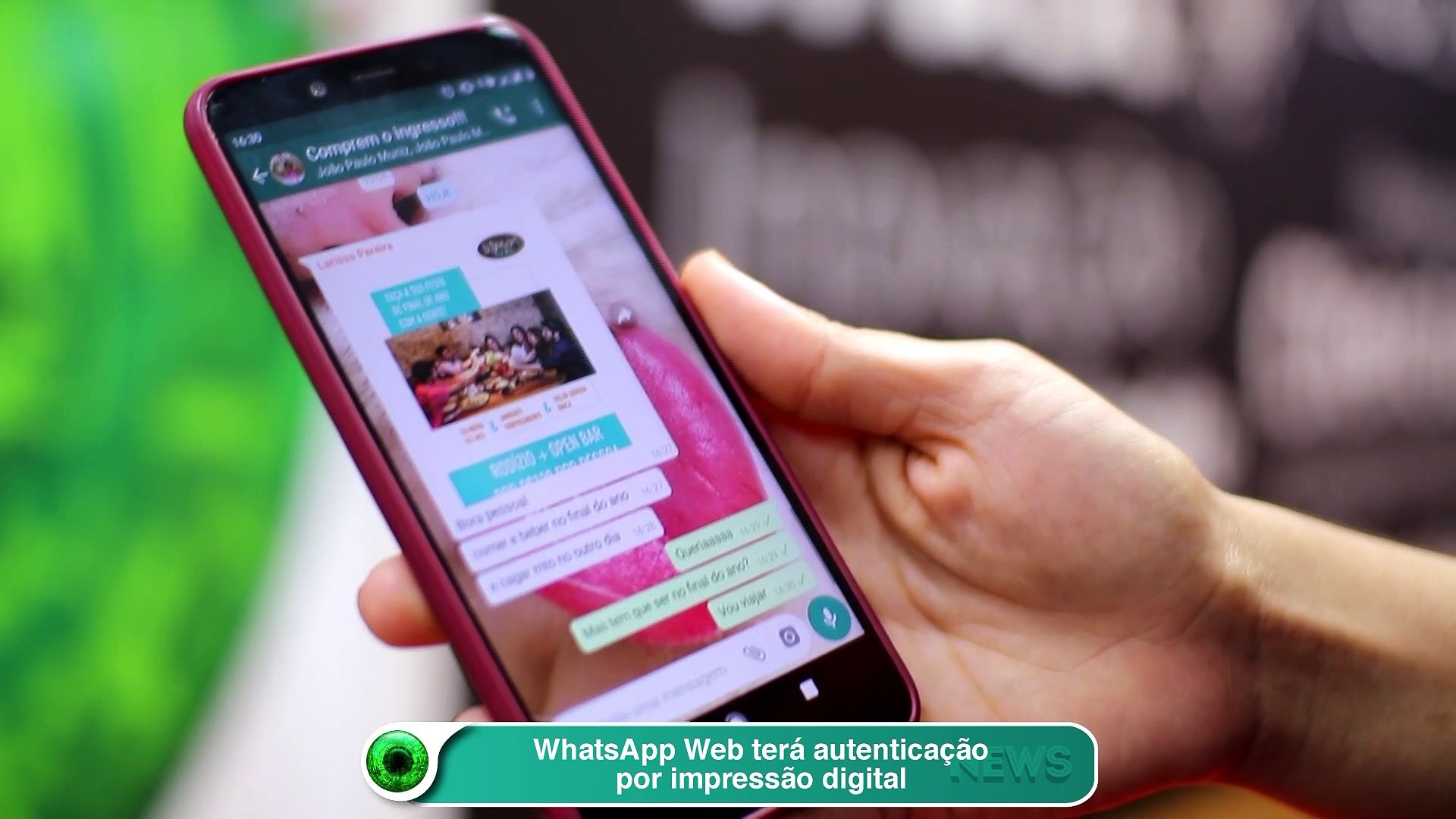 ⁣WhatsApp Web terá autenticação por impressão digital