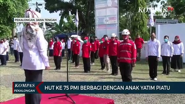 HUT ke-75 PMI, Berbagi Dengan Anak Yatim Piatu