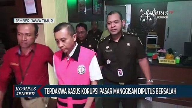 3 Terdakwa Kasus Korupsi Pembangunan Pasar Manggisan Divonis Bersalah