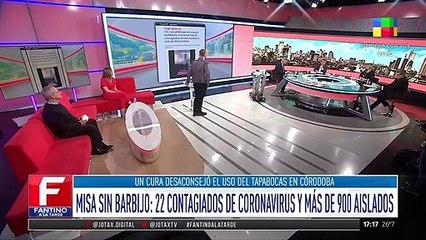 Download Video: Misa sin barbijo: 22 contagiados de coronavirus y 900 aislados