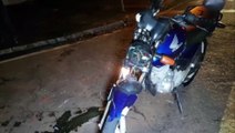 Ônibus do transporte coletivo atinge moto no Bairro São Cristóvão