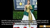 Jennifer Lopez is Supported by Alex Rodriguez at Golden Globes 2020