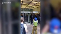 Black Lives Matter protesters storm government building in New York