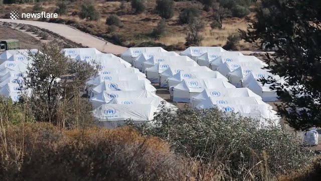 New refugee camp opens on Greece's Lesbos after Moria fire