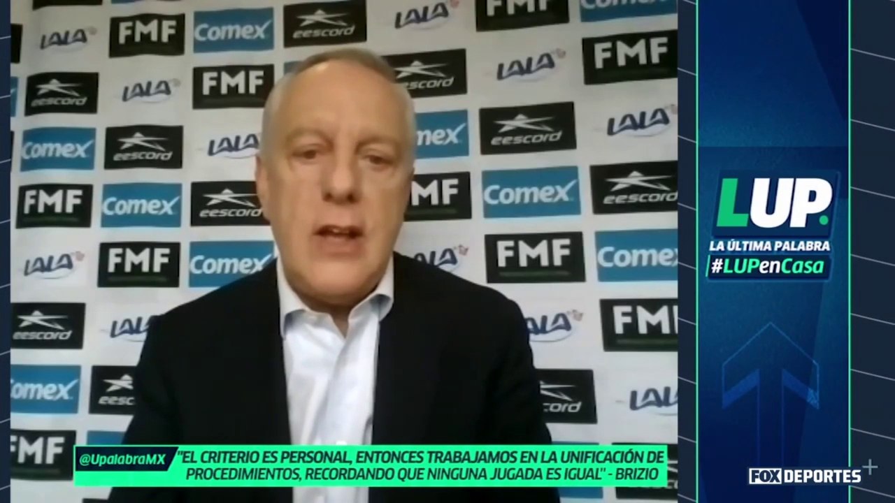 "Trabajamos la unificación de procedimientos", Arturo Brizio: LUP