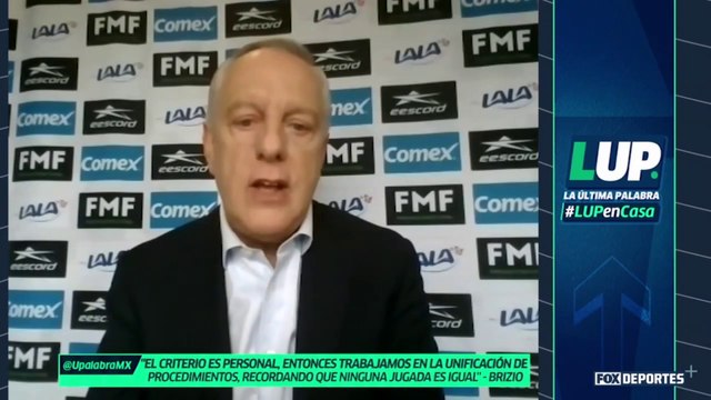 Trabajamos la unificación de procedimientos , Arturo Brizio: LUP