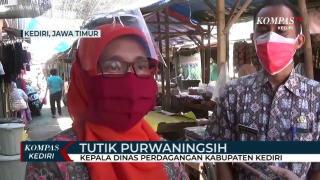 Pemkab Kediri Lakukan Tes Cepat Ratusan Pedagang Pasar Tradisional