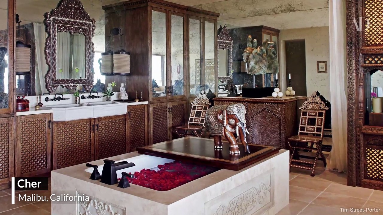 10 salles de bains de célébrités ultra luxueuses