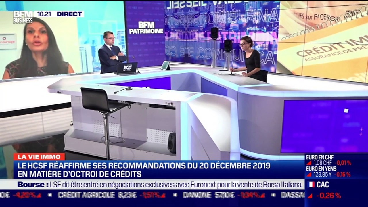 Sophie Ho Tong (LFC Courtage): Le HCSF réaffirme ses recommandations du 20 décembre 2019 en matière d'octroi de crédits - 18/09