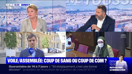 Pour Marie-Christine Lang, "un foulard sur la tête n'est pas la même chose qu'un hijab"