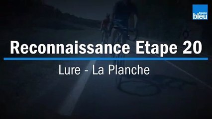 Reconnaissance de l'étape Lure -_La_Planche_des_Belles_Filles : la sortie de Lure, route de Melisey