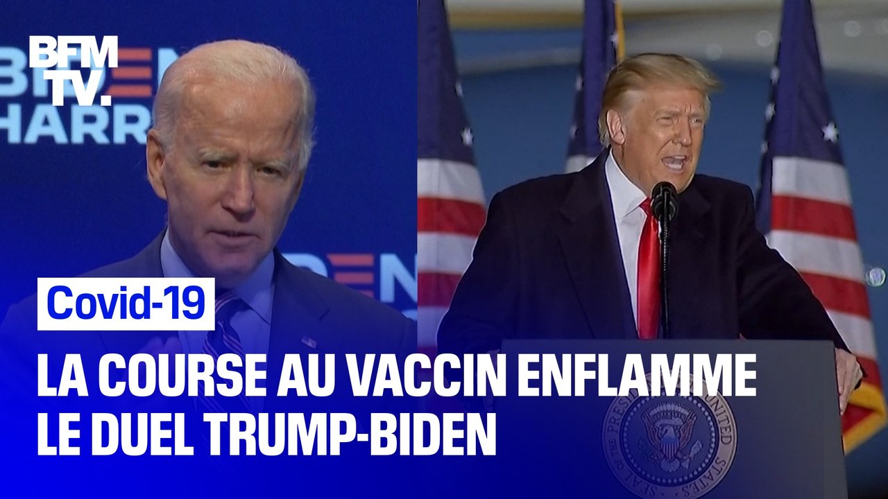 Covid-19: la course au vaccin enflamme le duel Trump-Biden