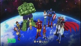 Marvel Disk Wars The Avengers (2014) English dub 16 - Techno Isle Tokyo