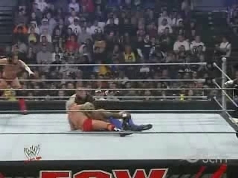 Flair & CM Punk vs Shelton Benjamin & Elijah Burke 19.2.08