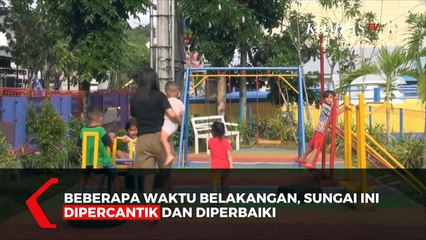 Sungai Dendengan Dalam Jadi Tempat Favorit Bagi Anak-Anak dan Remaja