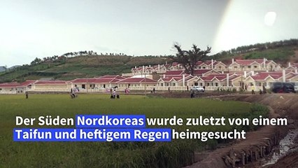 Nordkorea verschenkt Häuser