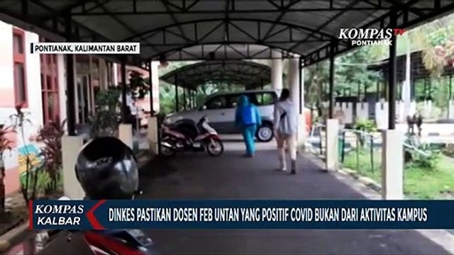 Dinkes Kalbar Pastikan Dosen Untan Terpapar Covid-19 dari Luar Kampus
