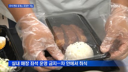 추석 연휴 고속도로 휴게소 취식 금지…"포장만 가능"