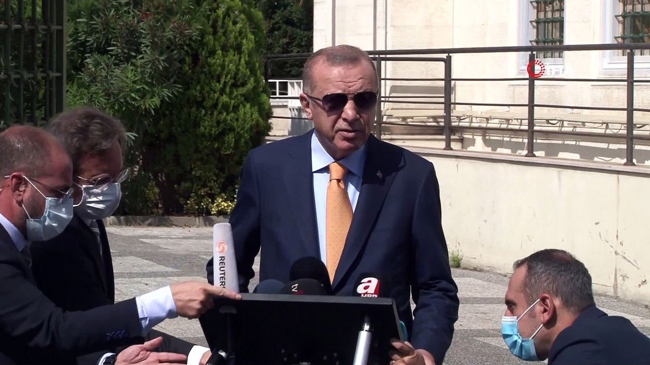 Cumhurbaşkanı Erdoğan: 'Bizim Miçotakis ile görüşme yapma konusunda bir sıkıntımız yok. Neyi göreceğiz asıl olan budur'